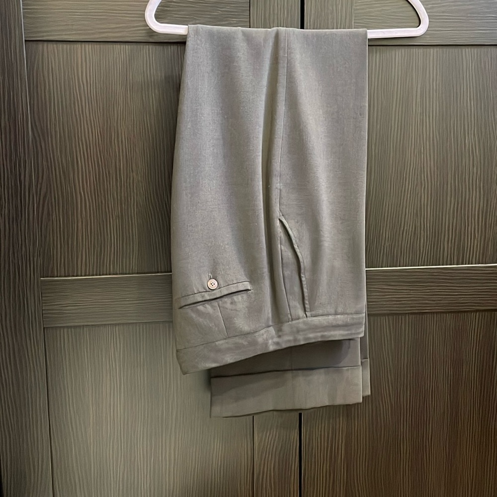 Classic Gray Dress Slacks with Cuffs. Size 8